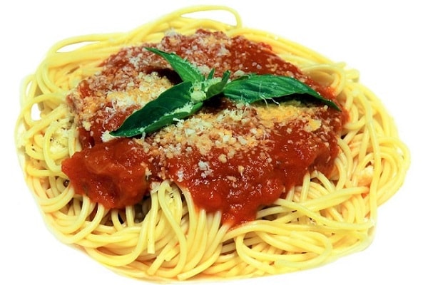 Spaghetti & Tomato Sauce dish